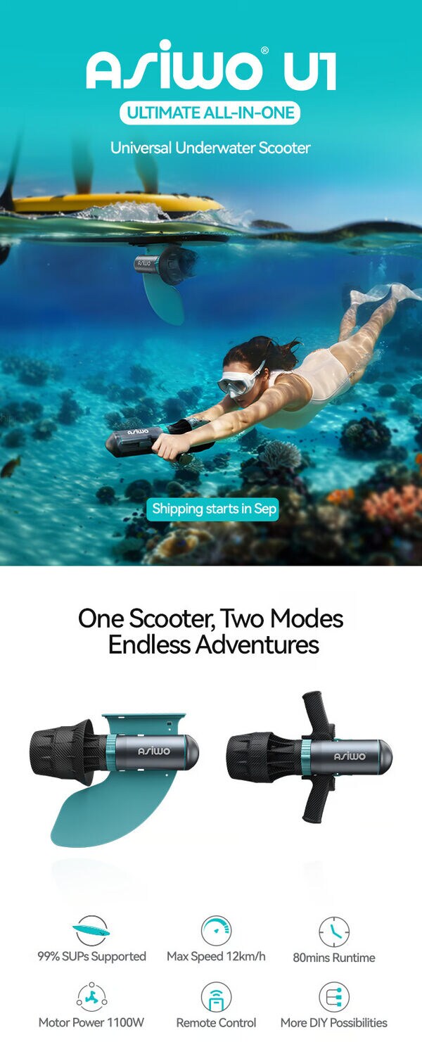 Compact Underwater Scooters