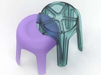 Cross Leg-Supported Stools Image 3
