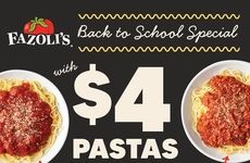 Back-to-School Pasta Promotions