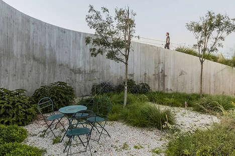 Dynamic Concrete Modern Buildings