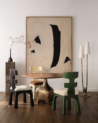 Cast Fiberglass Dining Chairs Image 2