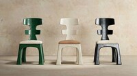 Cast Fiberglass Dining Chairs Image 3