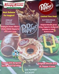 Soda-Inspired Football Doughnuts Image 1