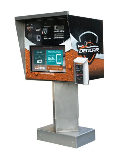 Height-Adjustable Car Wash Kiosks