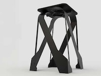 Alien-Inspired Metal Stool Concepts Image 1