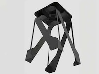 Alien-Inspired Metal Stool Concepts Image 2