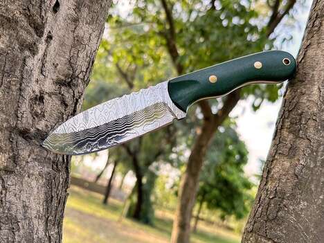 Marbled Blade Sleek Knives