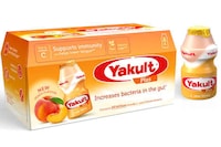 Peachy Probiotic Yogurt Drinks Image 2