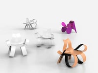 Curved Line-Formed Functional Chairs Image 3