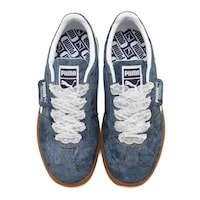 Retro Denim-Crafted Sneakers Image 1