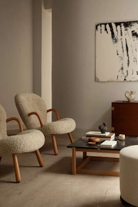 Upholstered Organically Shaped Seats Image 2