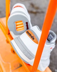 Brightly Accented Retro Sneakers Image 1