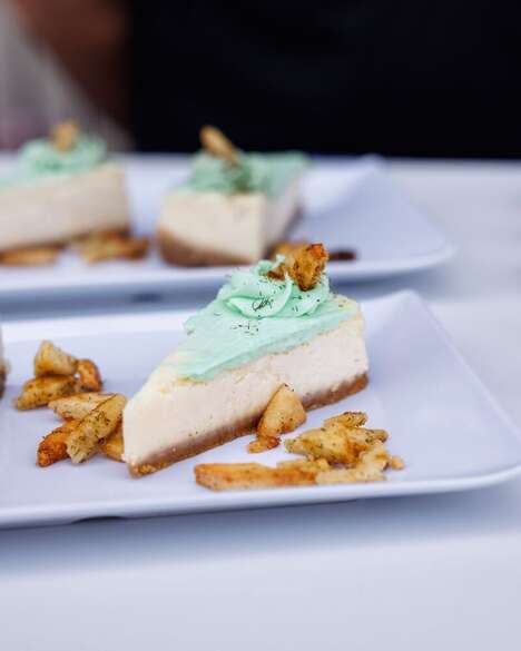 Tangy Tzatziki Cheesecakes