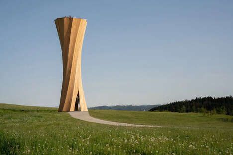 Self-Shaping Timber Structures