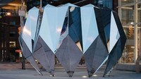Origami-Inspired Steel Art Sculptures Image 3