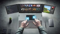 Productive Triple-Screen Laptops Image 1