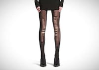 Purposefully Distressed Luxe Tights Image 1