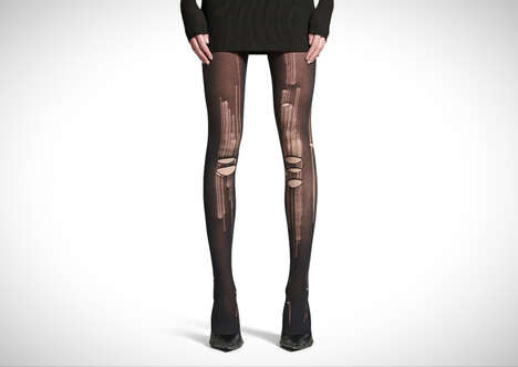 Purposefully Distressed Luxe Tights