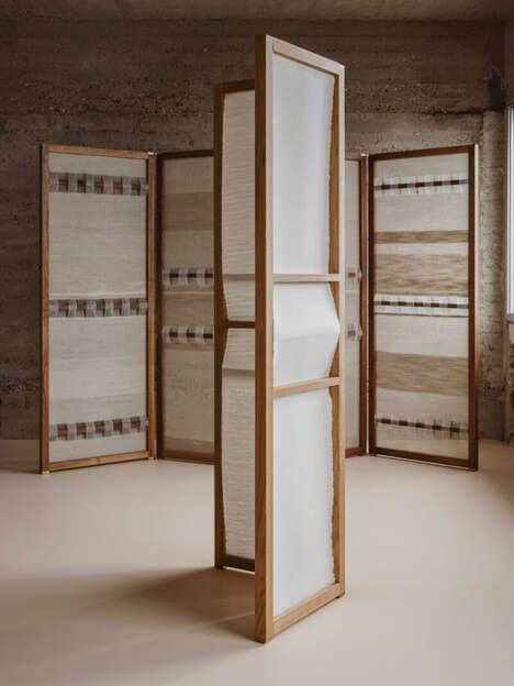 Material-Centric Room Divider Series