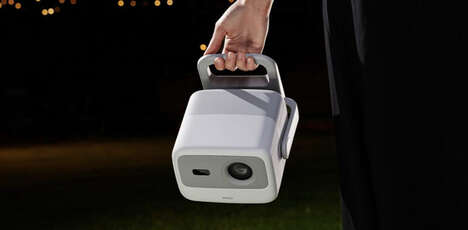 Miniature Triple Laser Projectors