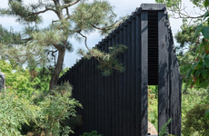 Rocky Garden-Nestled Serene Pavilions