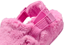 Pink Fuzzy Slip-On Loafers