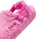 Pink Fuzzy Slip-On Loafers Image 1