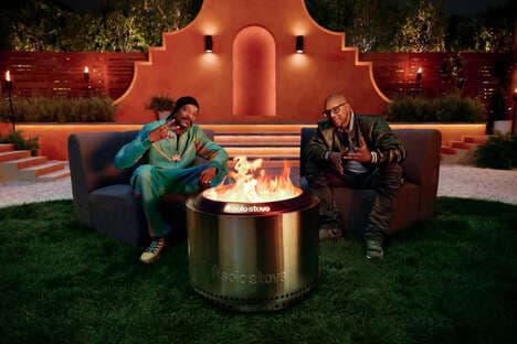 Rapper-Endorsed Flame Stove Campaigns