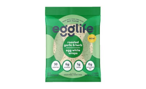 Herbaceous Egg White Wraps