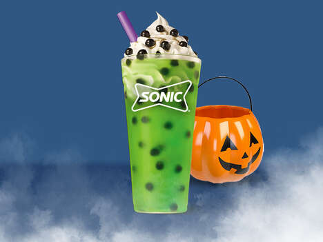 Witchy Halloween Float Drinks