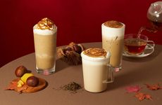 Autumnal Japanese Tea Lattes