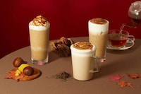 Autumnal Japanese Tea Lattes Image 1