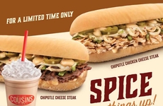 Spicy Cheesesteak Sub Sandwiches