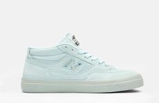 Icy-Tonal Hi-Top Skate Sneakers