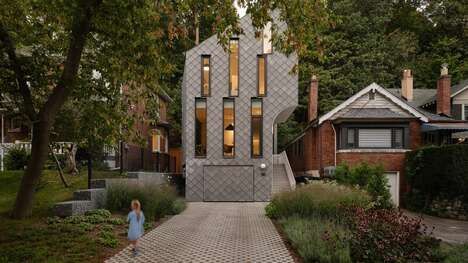 Diamond-Shaped Paneled Homes