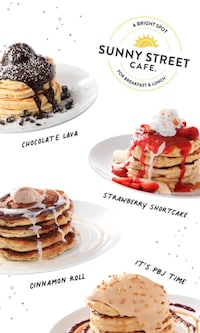 Gourmet Pancake Stack Menus Image 5