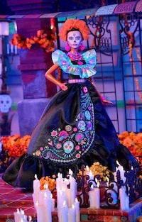 Festive D&iacute;a de Muertos-Dolls Image 3