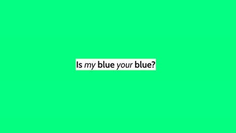 Blue Color Perception Quizzes