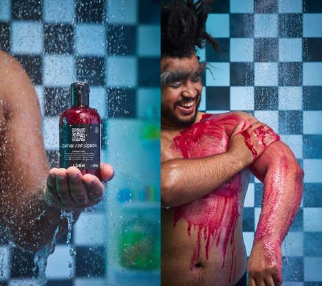 Blood-Red Shower Gels