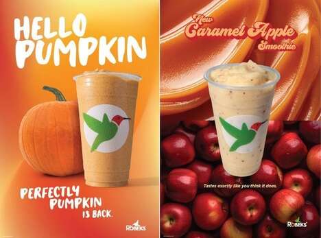 Autumnally Flavored Smoothie Menus