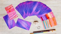 Therapeutic Sunset-Inspired Cards Image 5