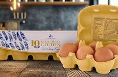 Gilded Free-Range Egg Packaging