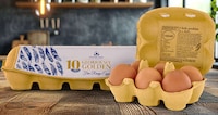 Gilded Free-Range Egg Packaging