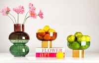 Dynamic Colored Glass Bowls Image 4