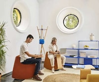 Rocking Table-Mounted Chairs Image 1