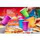 Brightly Colored Party Cups Image 1