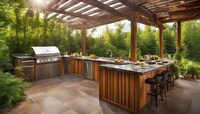 Sustainable Outdoor Kitchen Designs Image 1