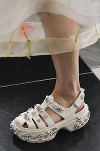 Beweled Fashion Forward Clogs Image 2