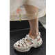 Beweled Fashion Forward Clogs Image 2