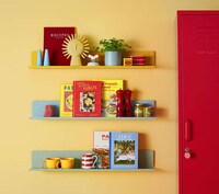Mounted Colorful Shelving Units Image 4